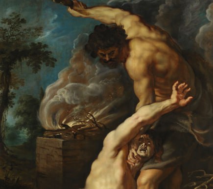 Пауль Рубенс «Каин убивает Авеля» (1608 – 1609 гг.)