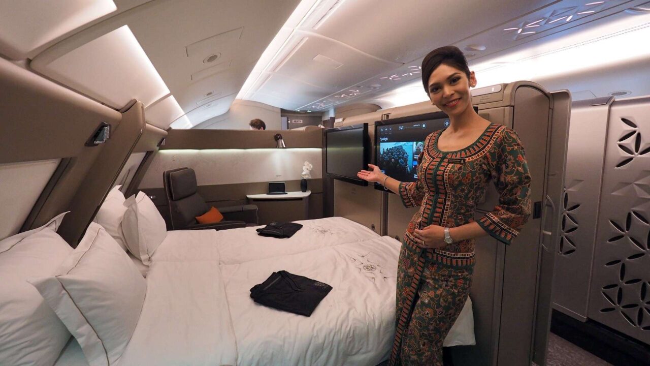 Первый класс в самолётах Singapore Airlines - совсем классно!